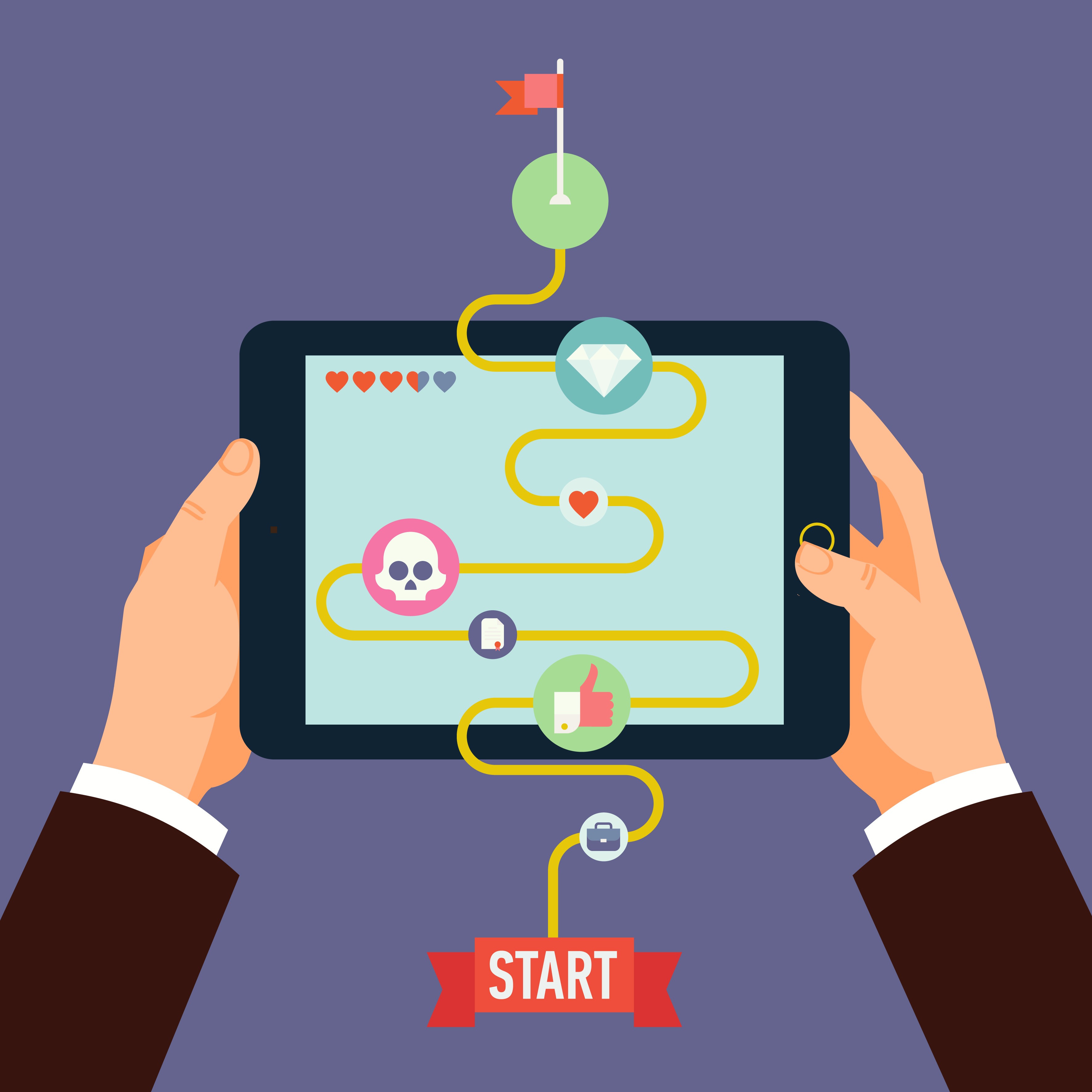 Illustration of gamification